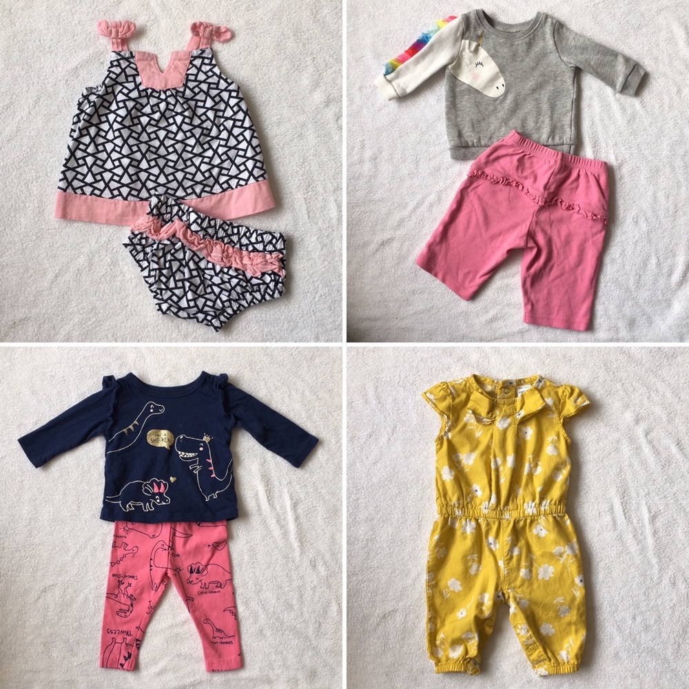 Baby girl bundle - 3 month clothing lot